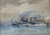 CHARLES BIESEL WATERCOLOR ON P