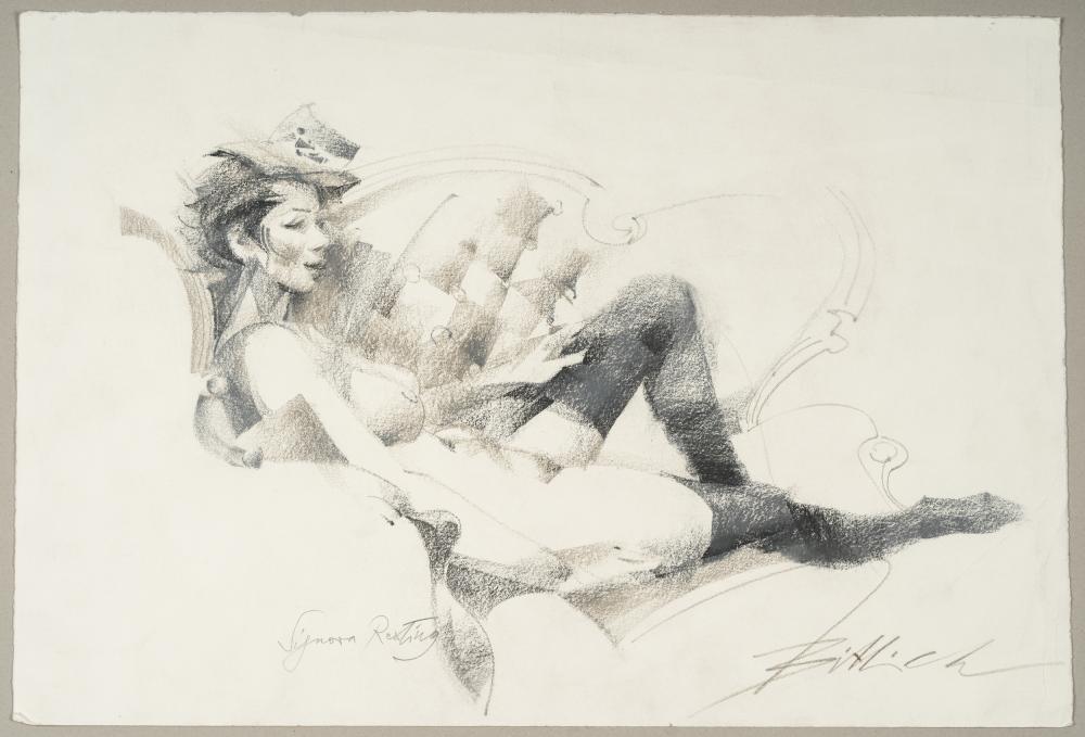 CHARLES BILLICH (B. 1934): "SIGNORA