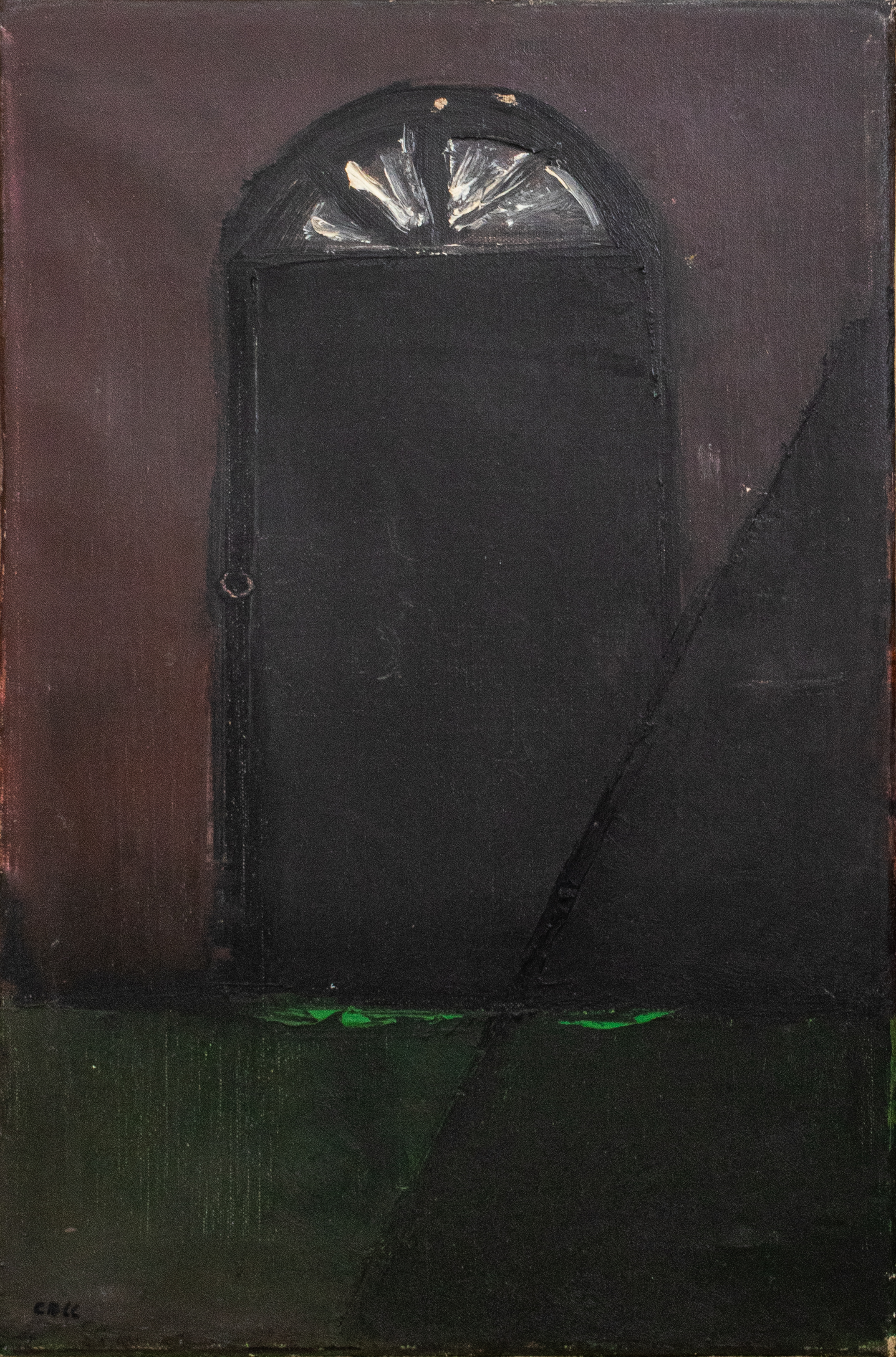 CHARLES BRADY "FOR BILL ..." OIL ON