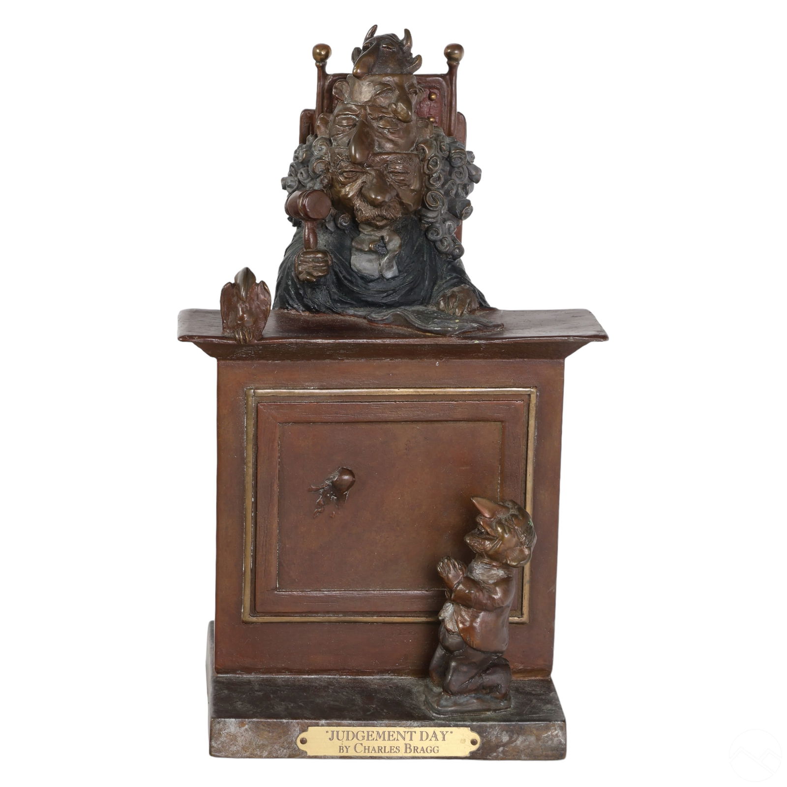 CHARLES BRAGG 20C. BRONZE LE