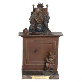 CHARLES BRAGG 20C. BRONZE LE J