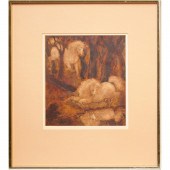 CHARLES BURDICK, UNICORN PAINT