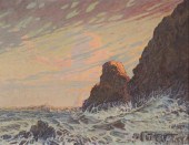 CHARLES C. MCKIM OIL ON CANVAS