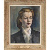 CHARLES CAGLE, OIL ON CANVAS P