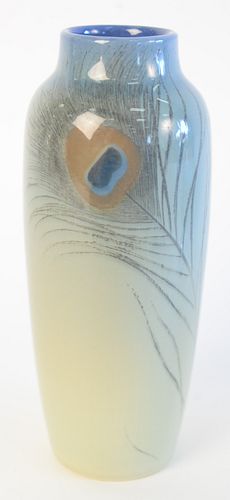 CHARLES CARL SCHMIDT ROOKWOOD VASE,
