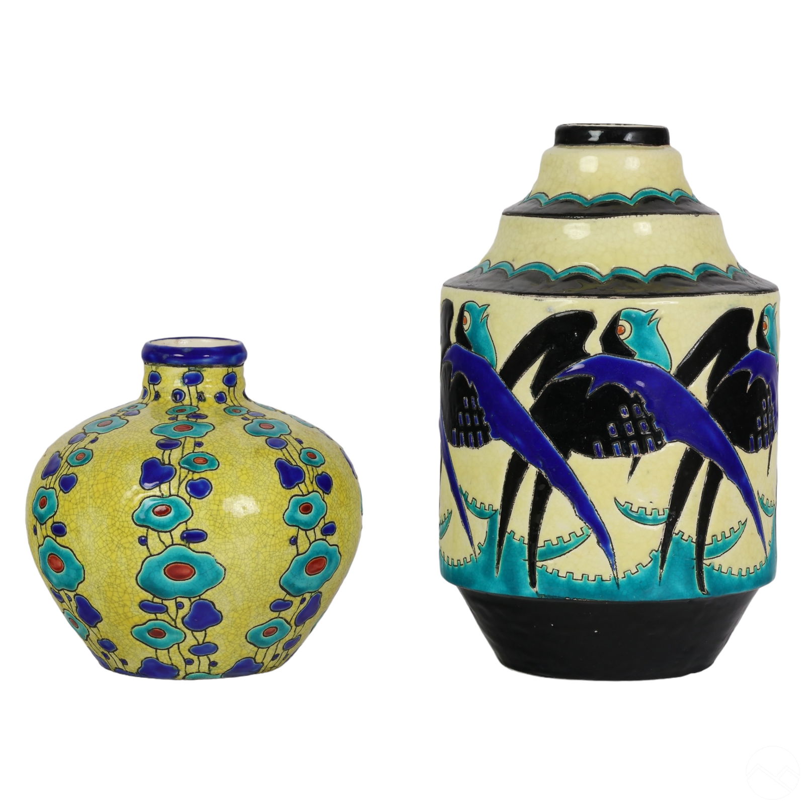 CHARLES CATTEAU BOCH FRERES 2PC