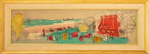 CHARLES COBELLE HIPPODROME VIEW OIL