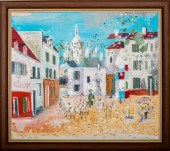 CHARLES COBELLE PARIS OIL ON C