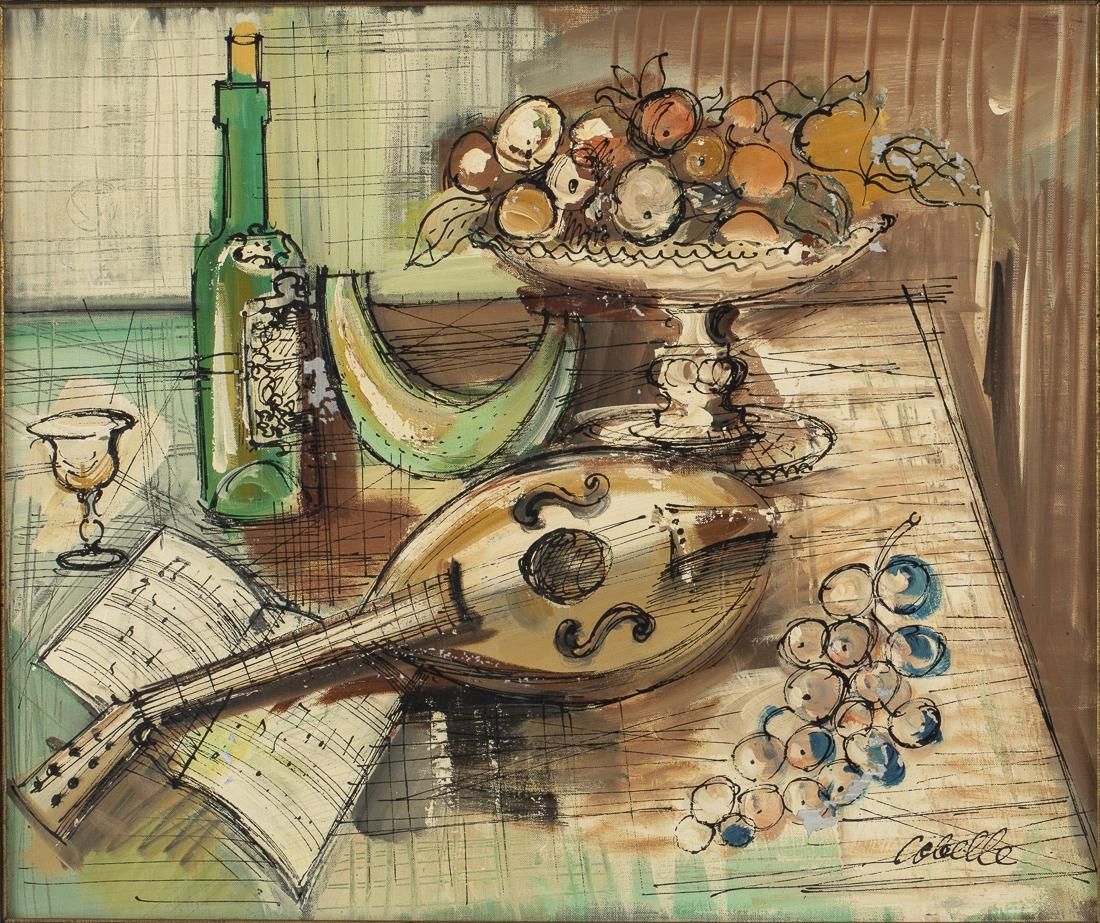 CHARLES COBELLE, STILL LIFE, OIL ON