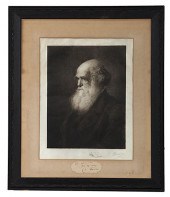 Charles Darwin Print Accompani