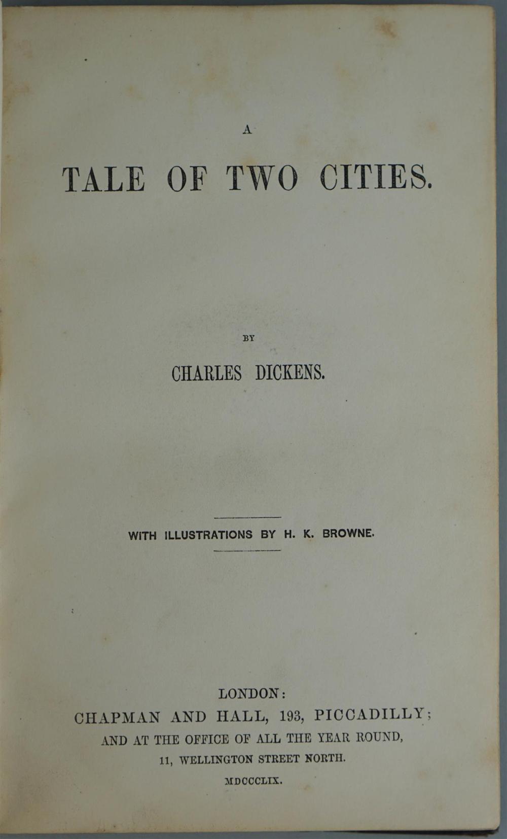 CHARLES DICKENS' 'A TALE OF TWO
