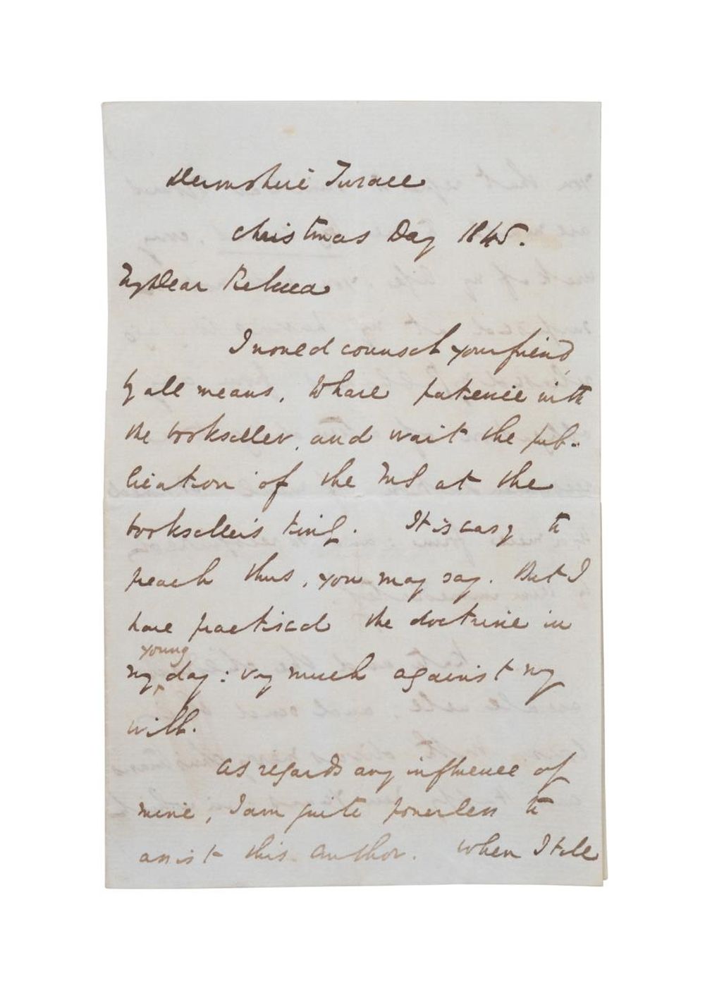 CHARLES DICKENS HANDWRITTEN