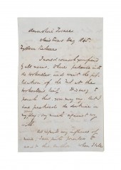 CHARLES DICKENS HANDWRITTEN CH