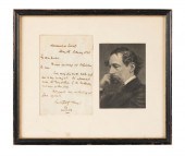 CHARLES DICKENS SIGNED LETTER