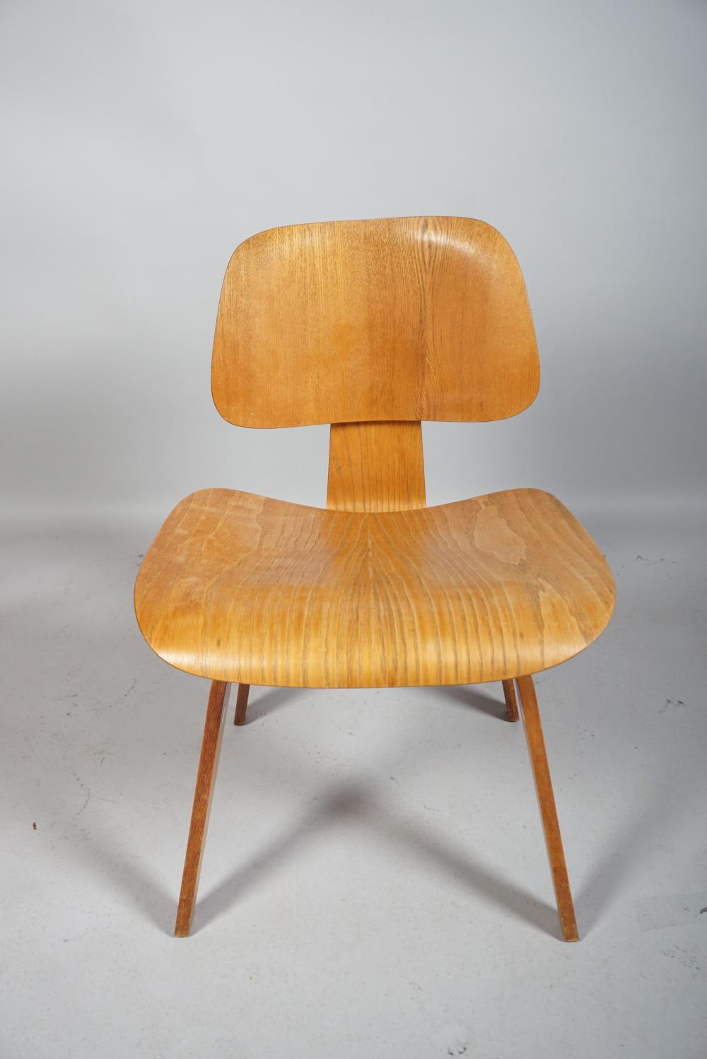 CHARLES EAMES DCW SIDE CHAIR,