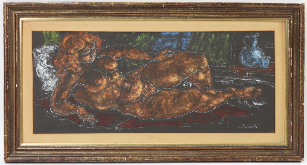 CHARLES EDWARD BURDICK LOUNGING
