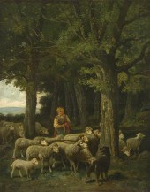 Charles Emile Jacque (French 1