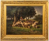 CHARLES EMILE JACQUE "THE SHEP