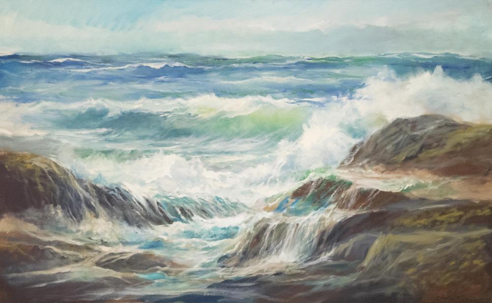 CHARLES F. SCHOLLE OIL ON