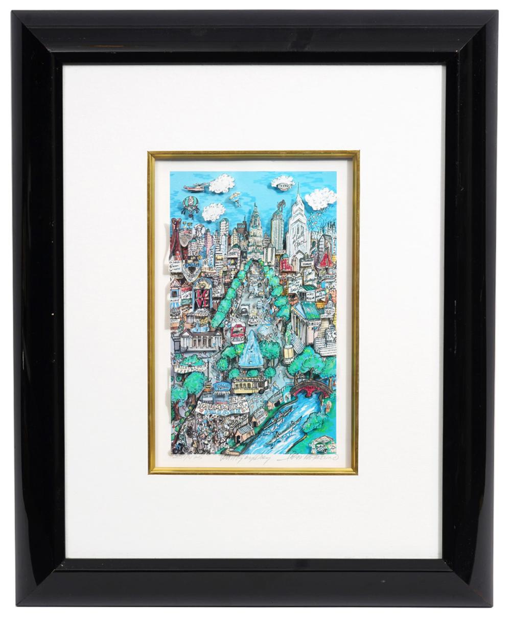 CHARLES FAZZINO 'PHILLY BY DAY' 3-D
