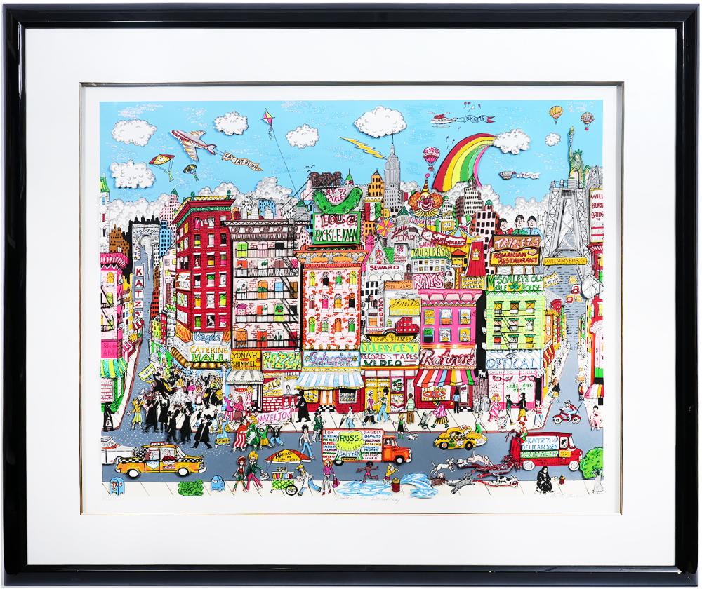 CHARLES FAZZINO POP ART 'DANCIN