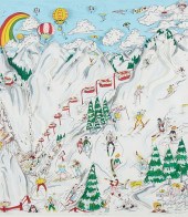 CHARLES FAZZINO "SKI, SKI, SKI