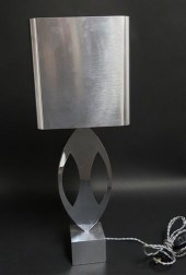 CHARLES & FILS ALUMINUM TABLE