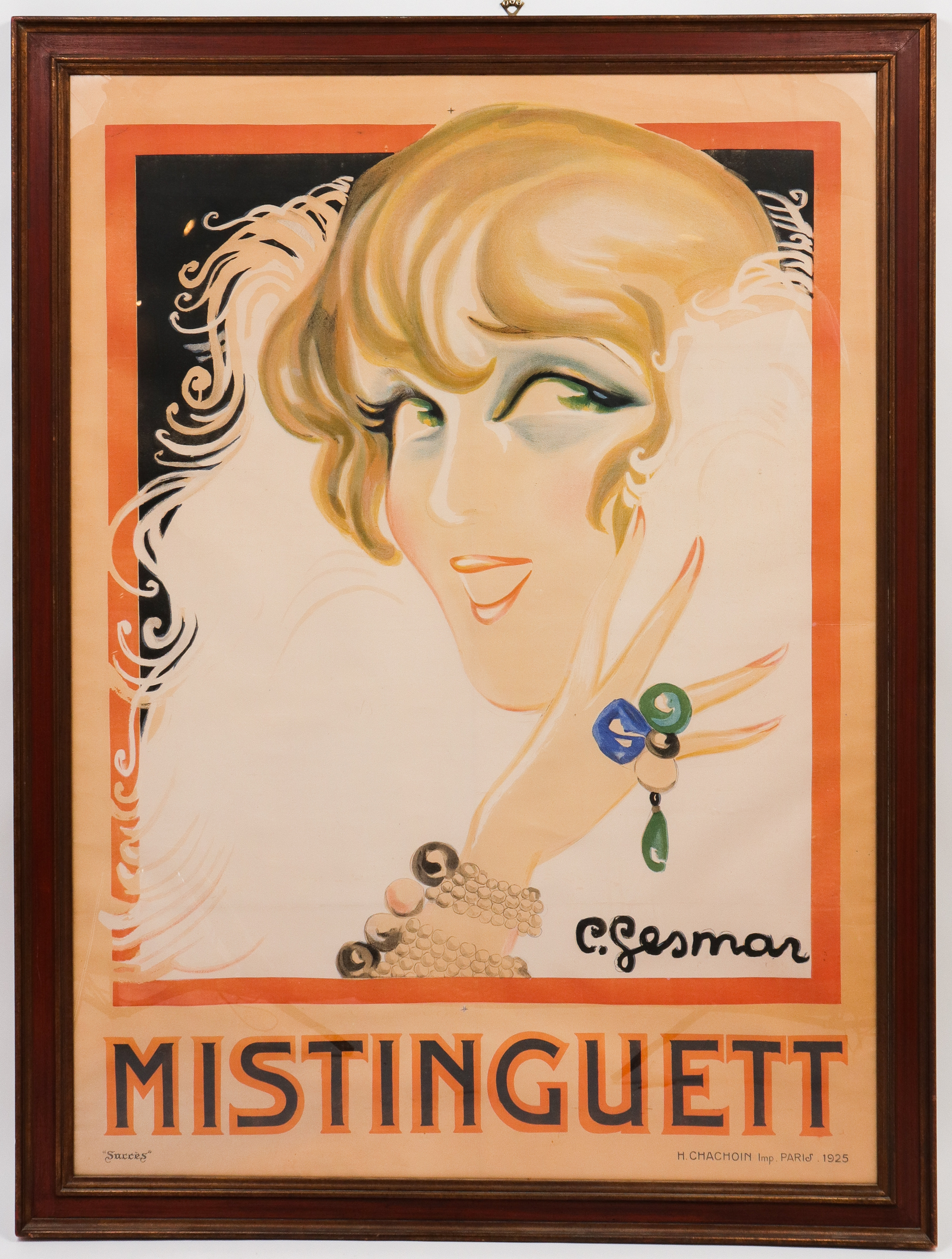 CHARLES GESMAR MISTINGUETT LARGE