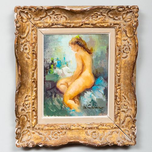 CHARLES GILLONNIER: SEATED