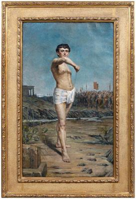 Charles Goldie painting &quot;David