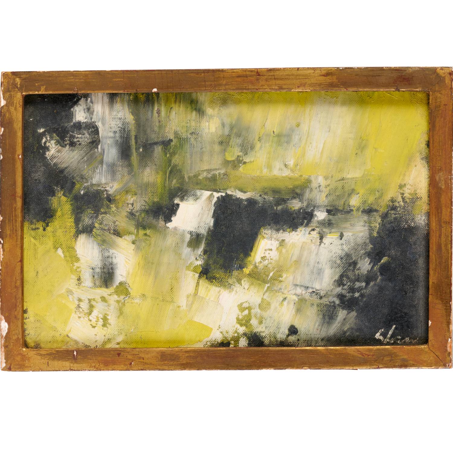 CHARLES GREEN SHAW, OIL ON PANEL,