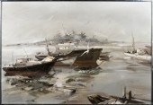 Charles Gruppe oil on masonite