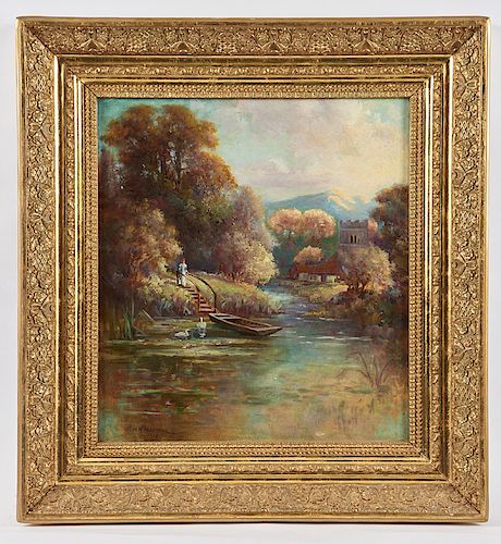 CHARLES H. HARMON, FIGURE BY A