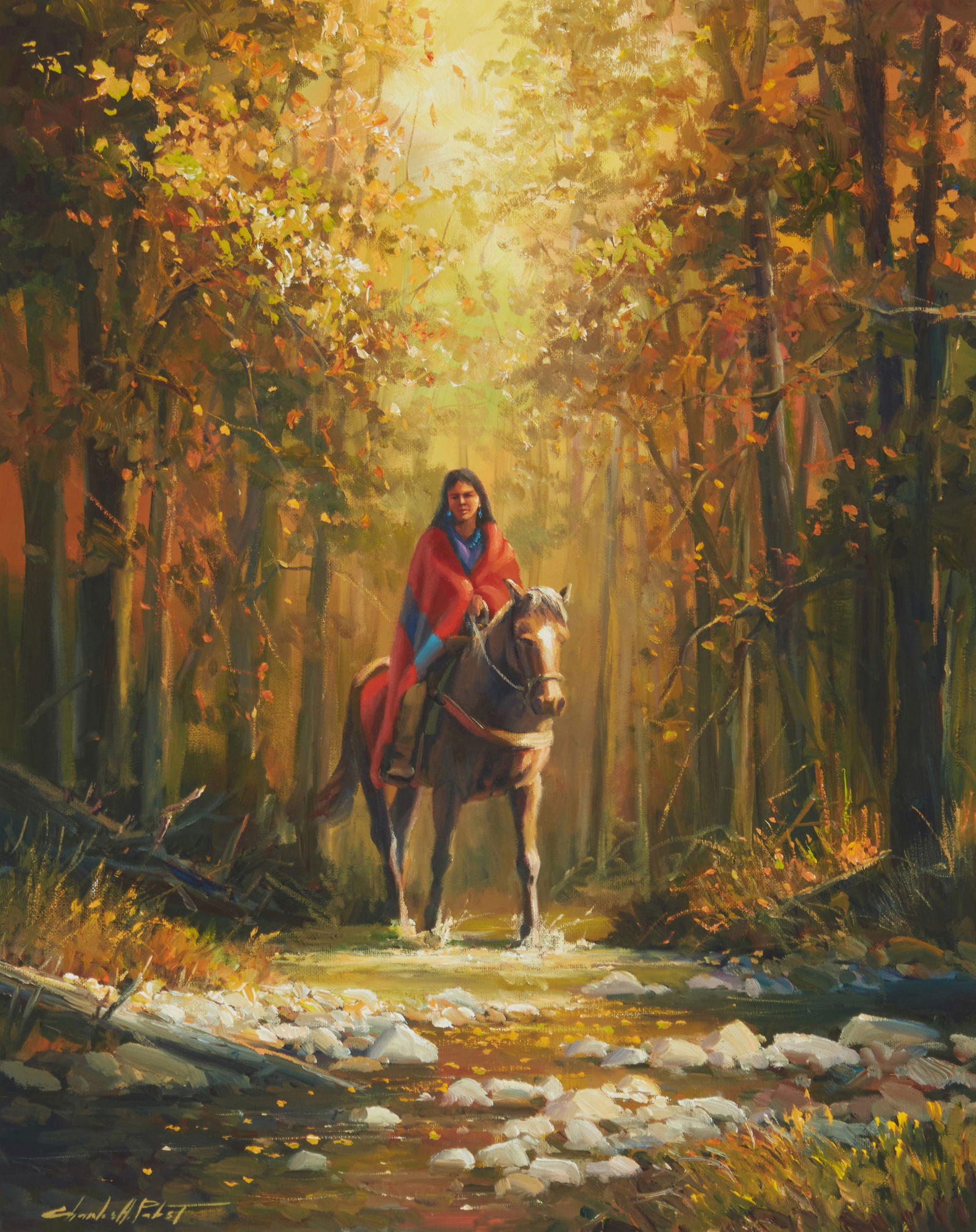 CHARLES H. PABST (B. 1950), "FALL