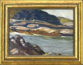 CHARLES H. WOODBURY OIL ON BOA