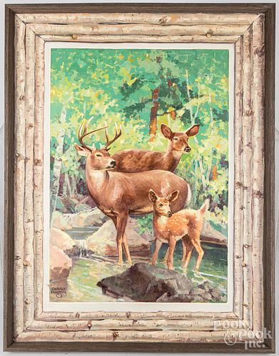 CHARLES HARGENS OIL ON CANVAS