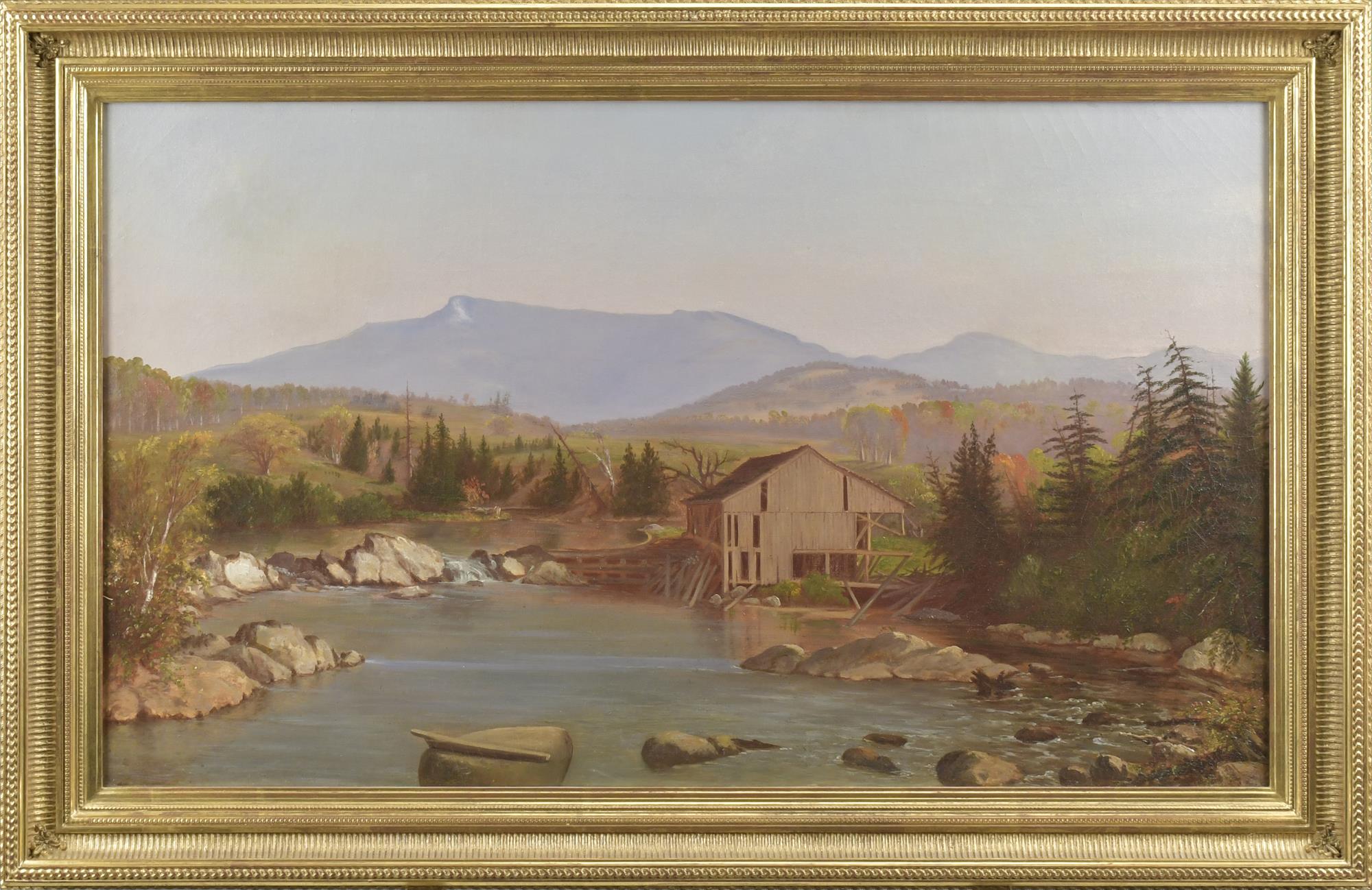 CHARLES HEYDE OIL ON CAVNAS, MT