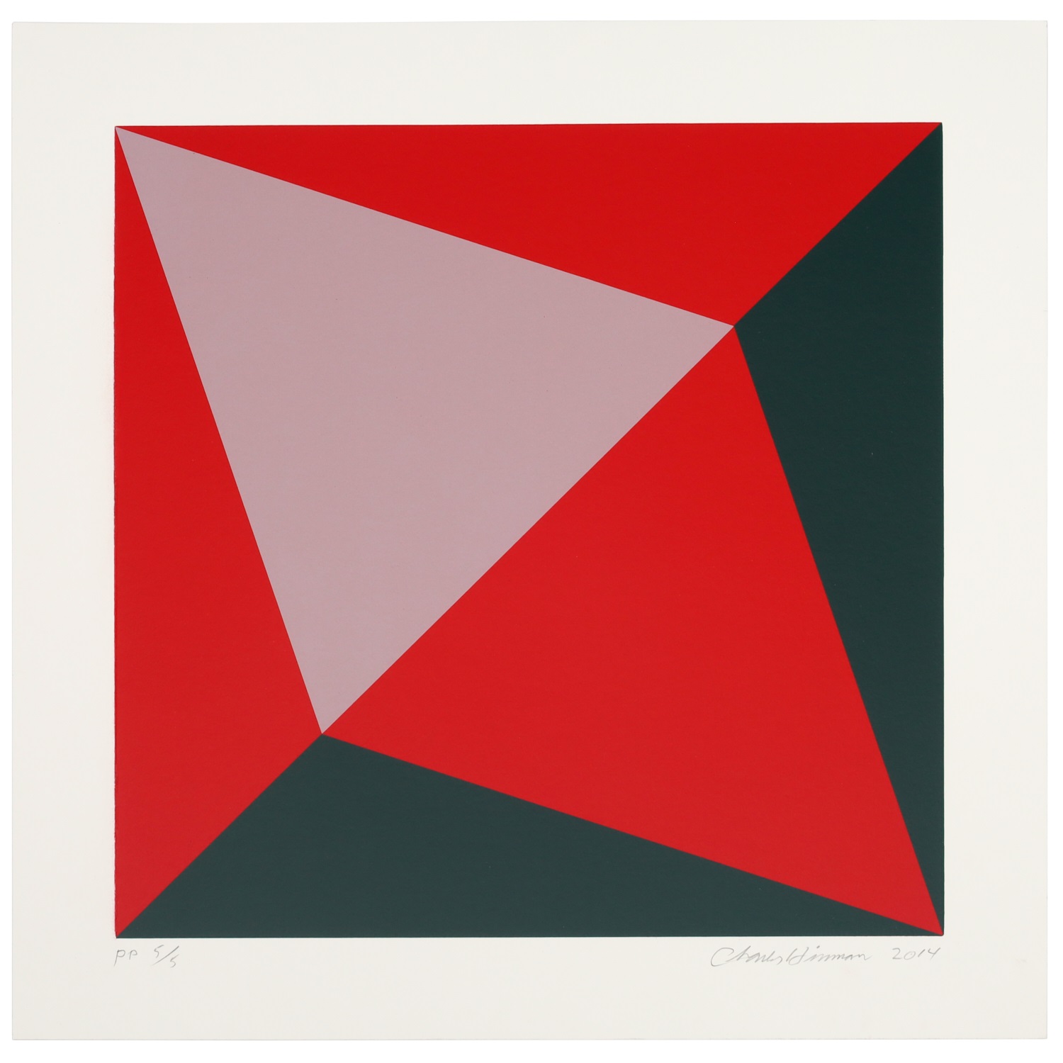 CHARLES HINMAN, SILKSCREEN PRINT