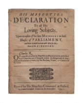 CHARLES I, HIS MAJESTIES DECLA