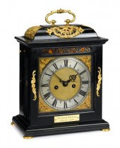 Charles II ebony and gilt-bras
