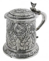 CHARLES II ENGLISH SILVER TANK