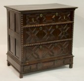 CHARLES II OAK CHEST OF DRAWER