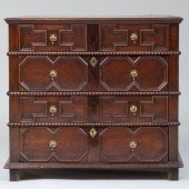 CHARLES II OAK CHEST OF DRAWER