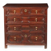 CHARLES II OAK CHEST OF DRAWER