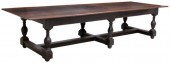 CHARLES II PERIOD OAK REFECTOR