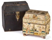 CHARLES II SILK EMBROIDERED CA