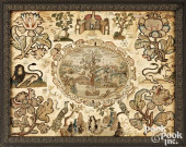 CHARLES II STUMPWORK EMBROIDER