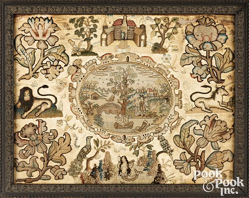 CHARLES II STUMPWORK