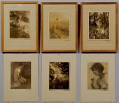 CHARLES J. COOK GELATIN PRINTS