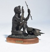 CHARLES J. PYNE BRONZE FIGURE